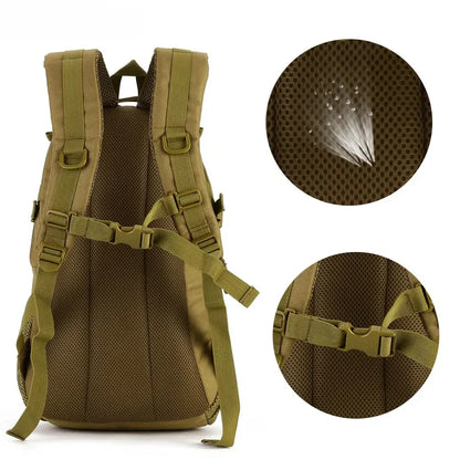 SINAIRSOFT Tactical Molle 25L Sport Backpack Camping Rucksack Bags