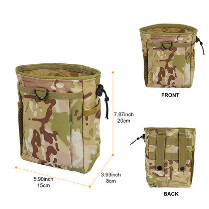 SINAIRSOFT Tactical Magazine Utility Drop Dump Pouch Molle Gun Ammo Carry Bag