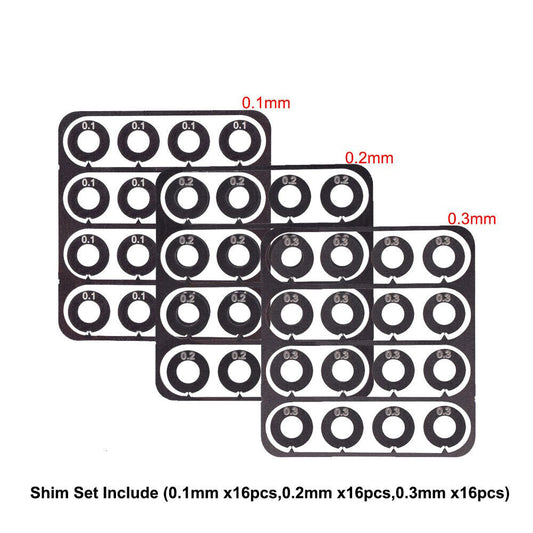 SINAIRSOFT Tactical Stainless Steel Precision Shims For Gearbox AEG Airsoft 0.1 0.2 0.3mm