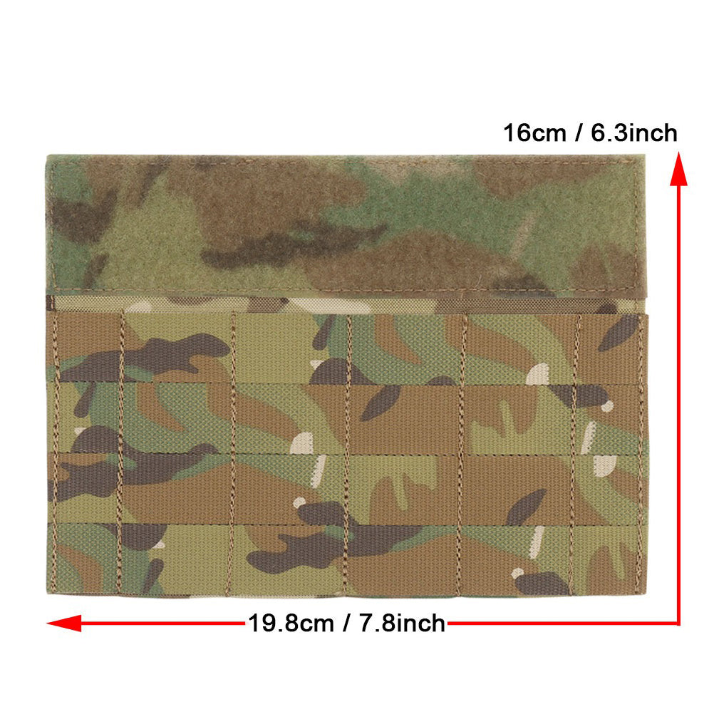 SINAIRSOFT Tactical MOLLE Panel Micro Fight Chassis Hanging Front Hook Cover for Chest Rig