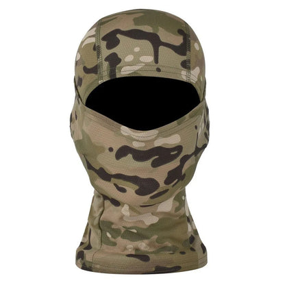 SINAIRSOFT Tactical Camo Full Hat Face Mask Neck Scarf Windproof Cycling Protect