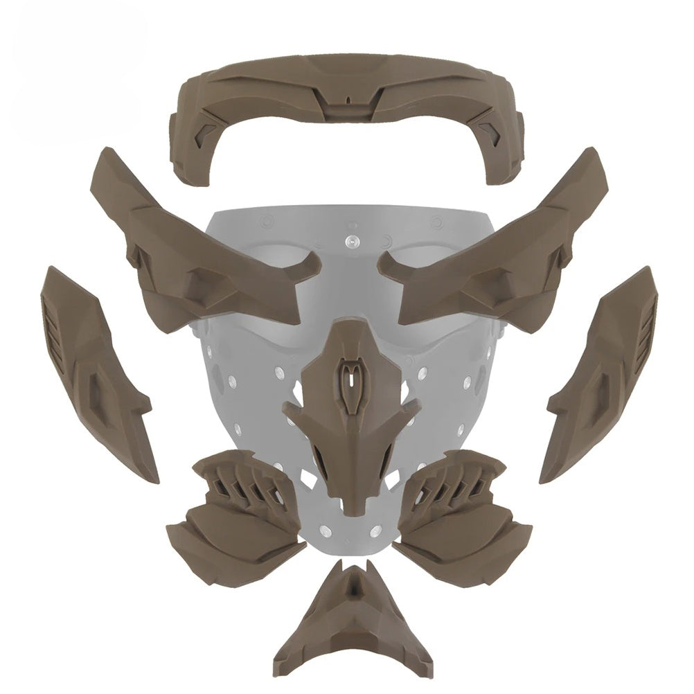 SINAIRSOFT Tactical Mask Parts Airsoft Shooting Cosplay Hunting DIY Visor