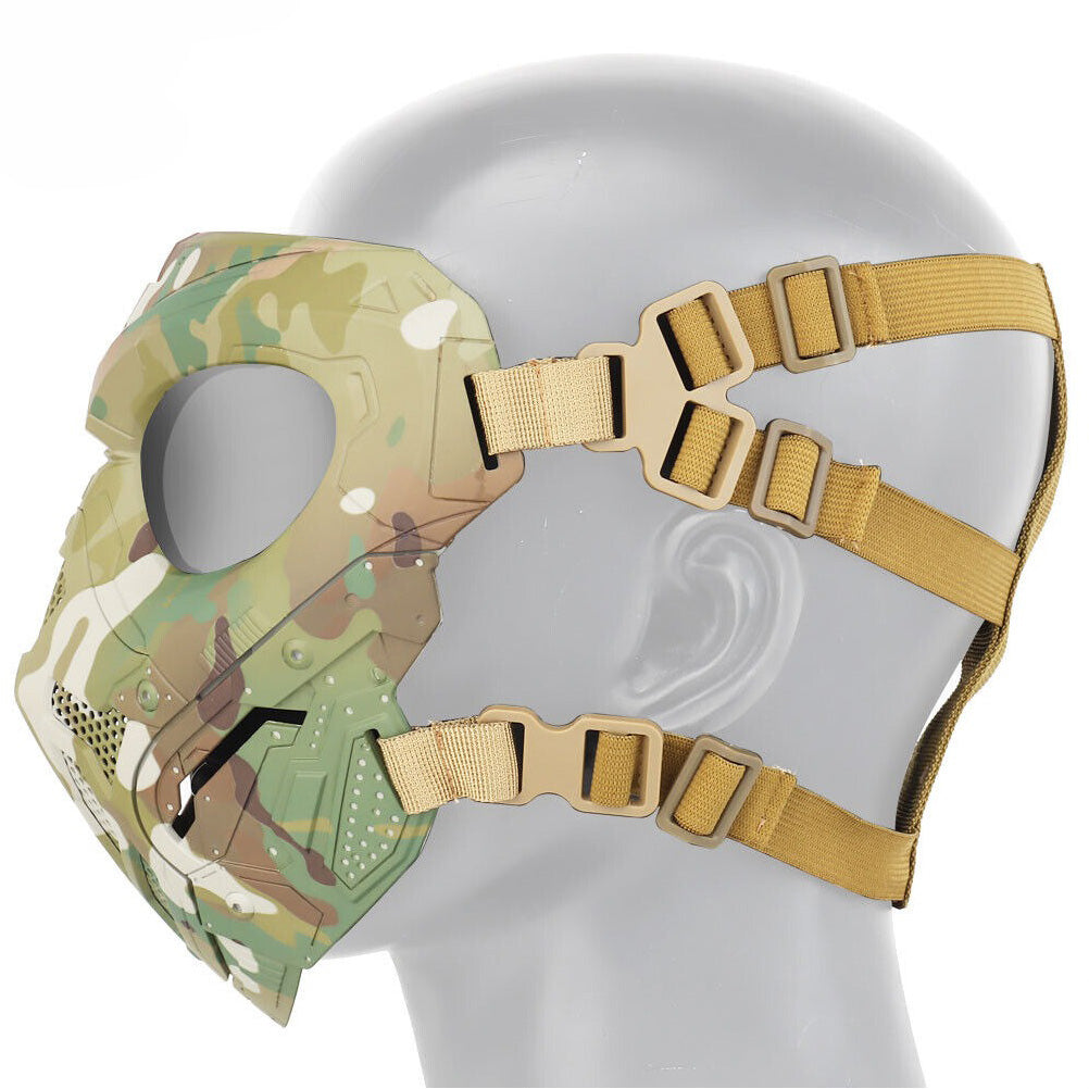 SINAIRSOFT Tactical Lurker Skull Mask Full Face Airsoft CS Protective Mask