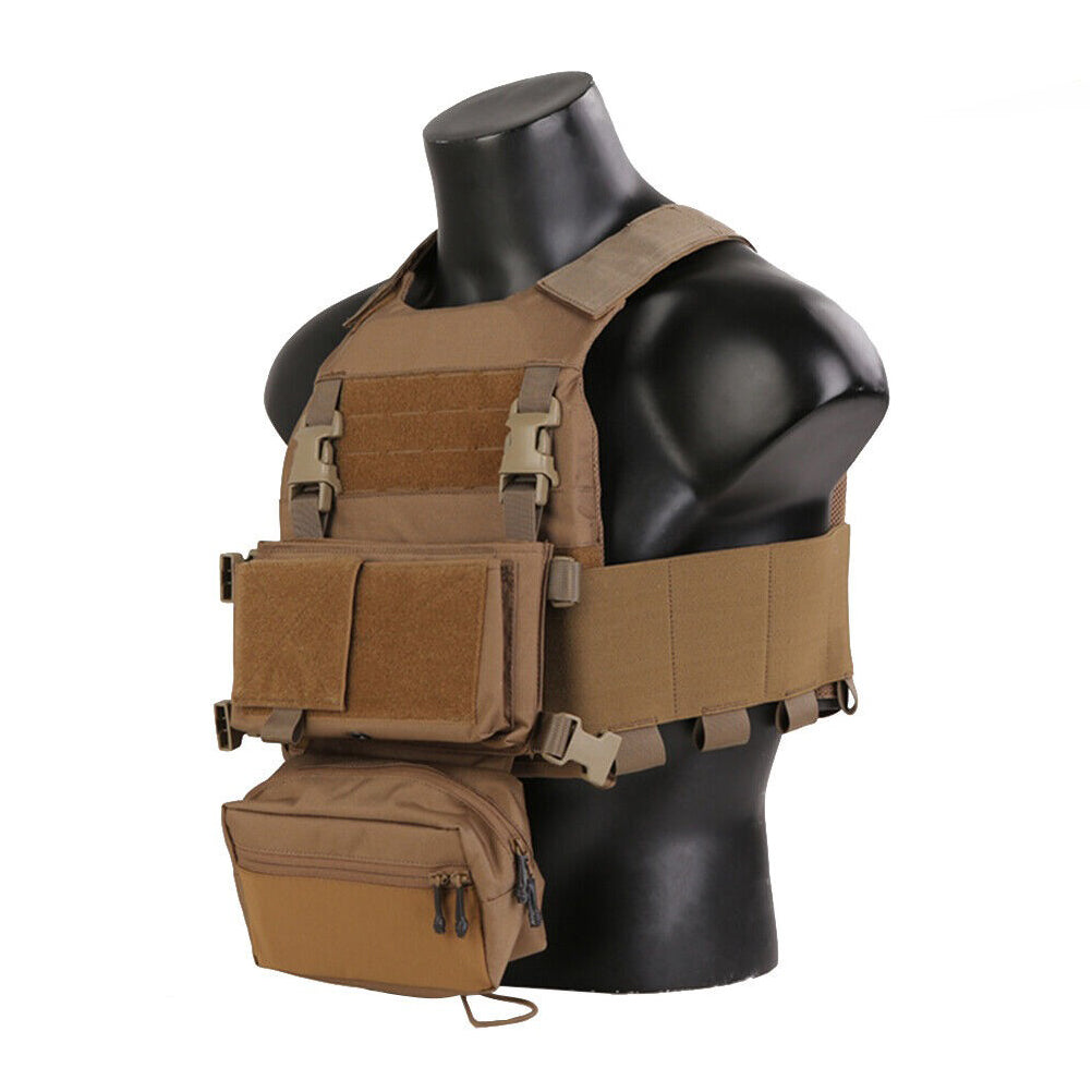 EMERSONGEAR Tactical FCS Slicker Plate Carrier Sack Pouch Micro Fight Chassis Vest
