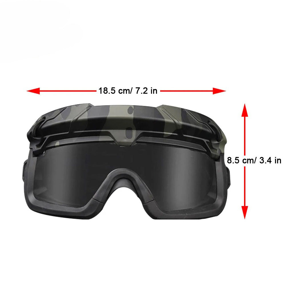 SINAIRSOFT Tactical Helmet Safety Goggles  Hunting Protective Glasses