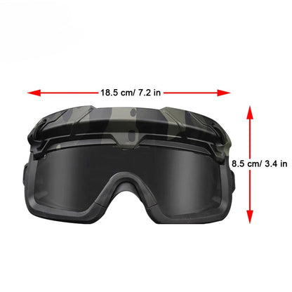 SINAIRSOFT Tactical Helmet Safety Goggles  Hunting Protective Glasses