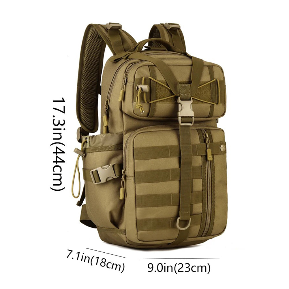 SINAIRSOFT 30L Tactical Backpack Molle Waterproof  Assault Camping Trekking Rucksack