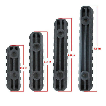 SINAIRSOFT M-Lok Rail Section 5 7 9 11 Slot Polymer Picatinny Rail M-LOK Rail 4 Pcs