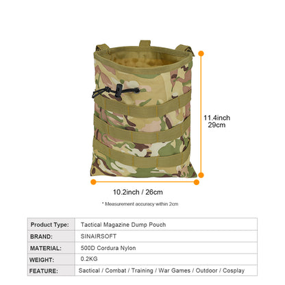 SINAIRSOFT Tactical Utility Drop Dump Magazine Pouch Duty Molle Ammo Bag