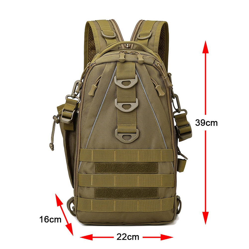 SINAIRSOFT Tactical Large Capacity Chest Bag Lightweight and Durable Crossbody Bag Backpack