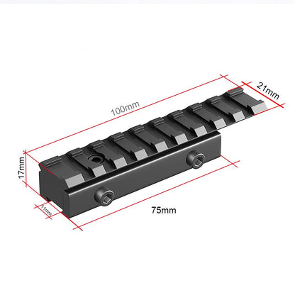 SINAIRSOFT Extend Scope Mount Dovetail 11mm to 20mm Rifle Weaver Picatinny Rail Adaper