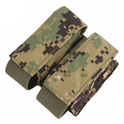 EMERSONGEAR Tactical Double Grenade Pouch 40mm MOLLE 9mm Magazine Bag