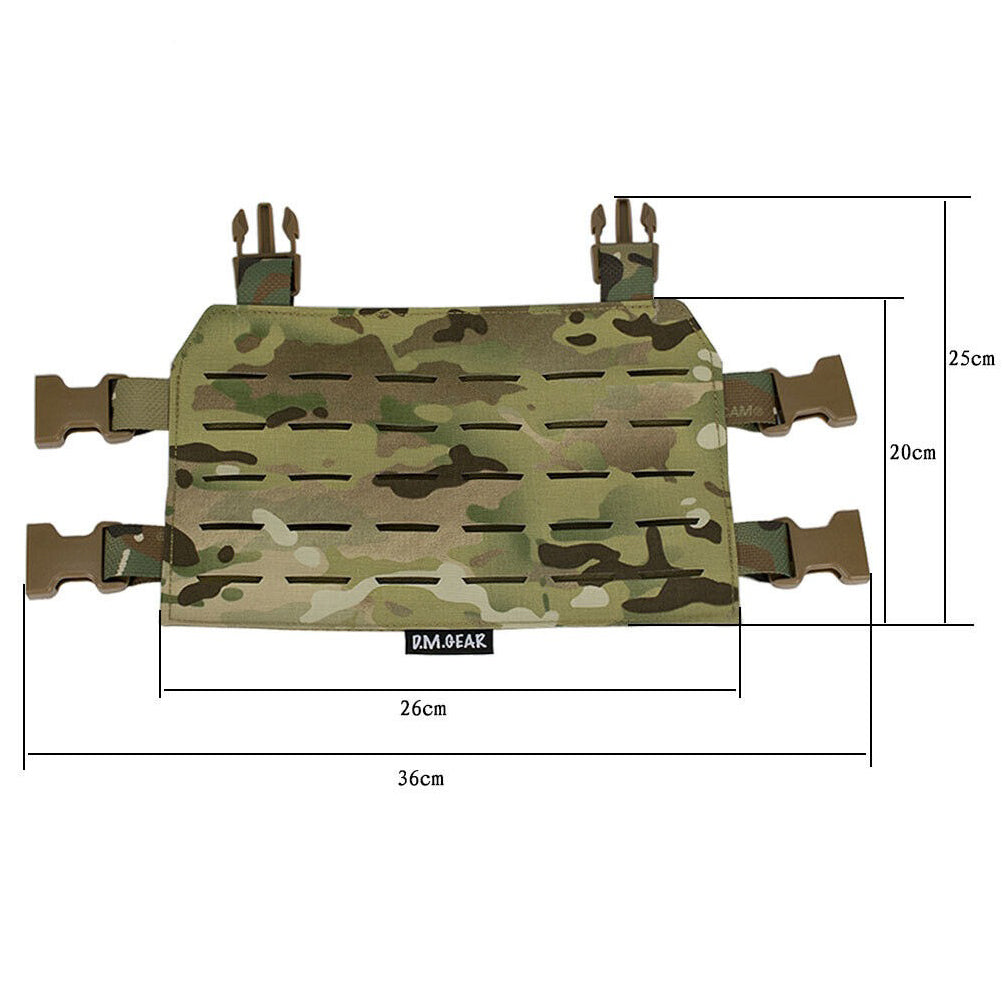 SINAIRSOFT Tactical Chest Rig Vest Molle Front Panel Plate Carries