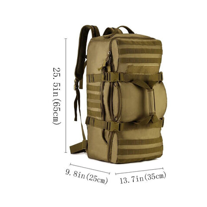 SINAIRSOFT 60L Outdoor Tactical Backpack Hiking Camping Bag MOLLE Luggage