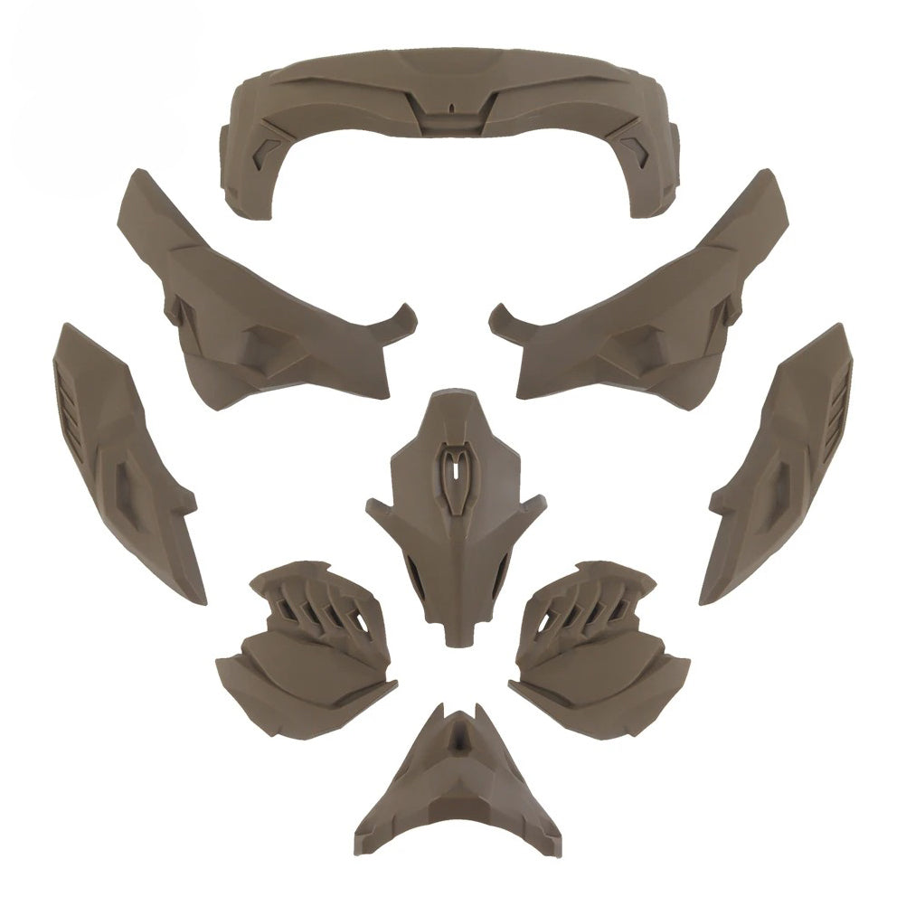 SINAIRSOFT Tactical Mask Parts Airsoft Shooting Cosplay Hunting DIY Visor