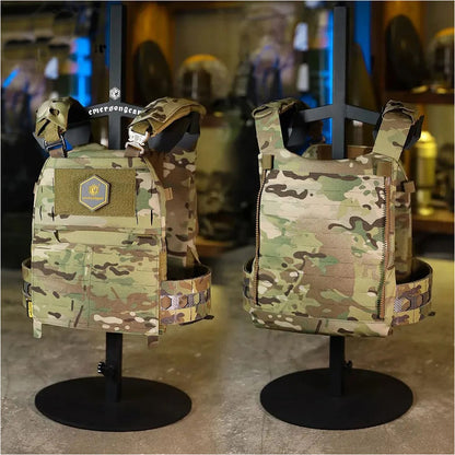 EMERSONGEAR FRO Style V5 Tactical Vest M Plate Carrier Protective Combat Laser Cut