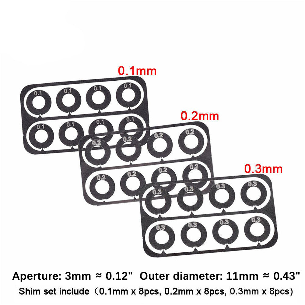 SINAIRSOFT Tactical Stainless Steel Precision Shims For Gearbox AEG Airsoft 0.1 0.2 0.3mm