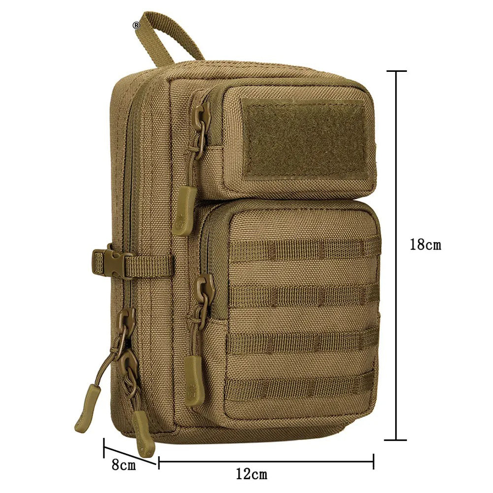 SINAIRSOFT Tactical Molle Pouch Shoulder Bag Sling Bag Handbag