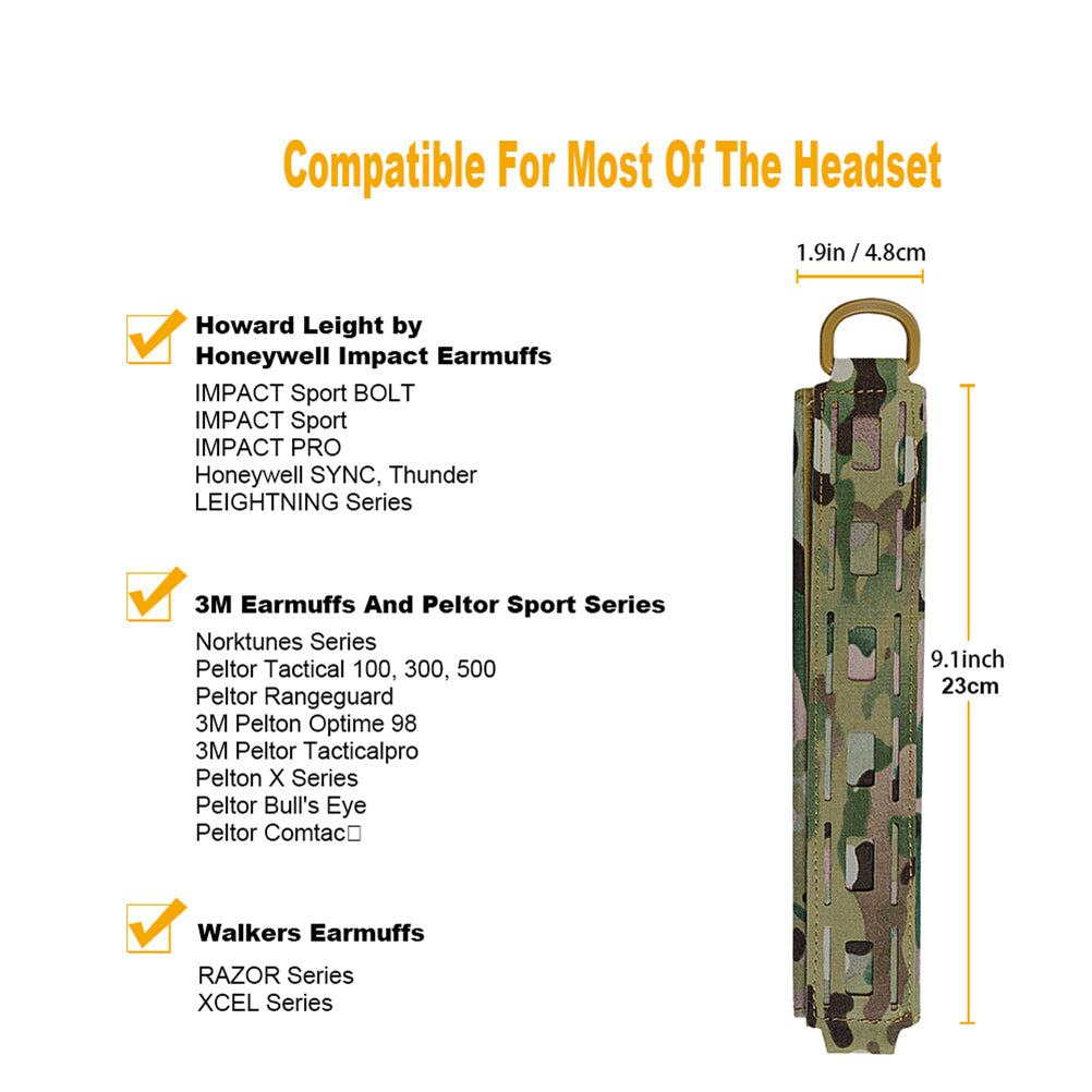 SINAIRSOFT Tactical Headset Band Cover Modular Earmuff Headphone Headband