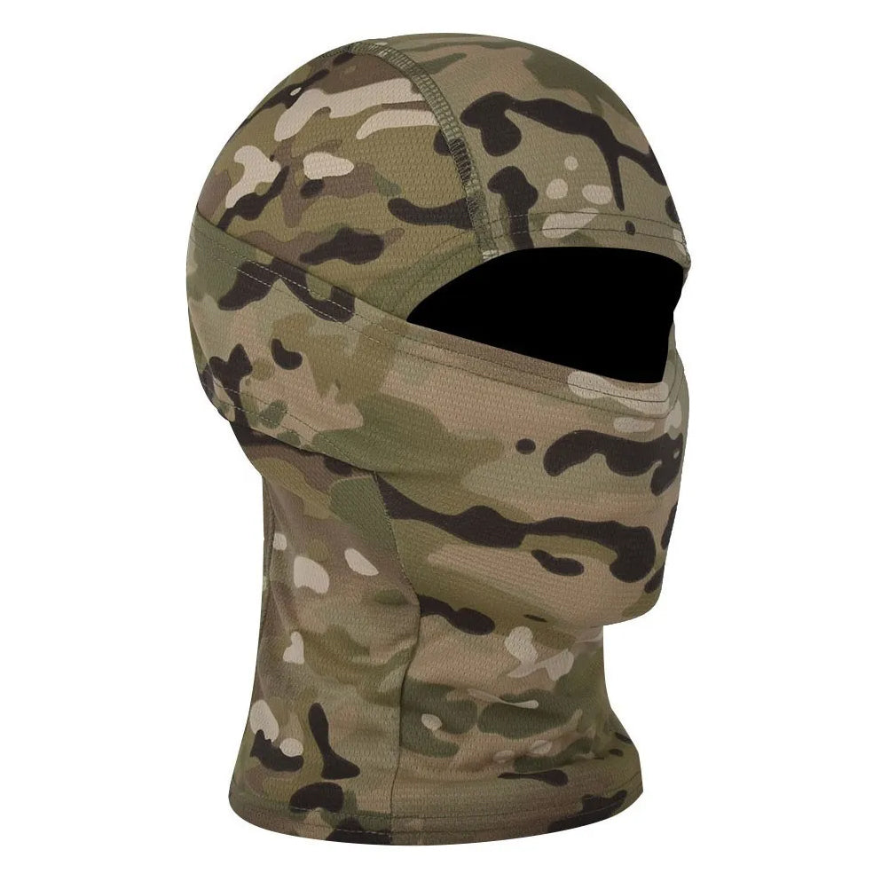SINAIRSOFT Tactical Camo Full Hat Face Mask Neck Scarf Windproof Cycling Protect