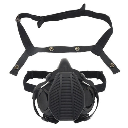 SINAIRSOFT Tactical Respirator Gas Mask Half Face Facepiece Canister Airsoft