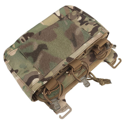 SINAIRSOFT Tactical G-hook DOPE Front Flap Pouch Triple Mag Pack MOLLE Panel Chest Rig Bag