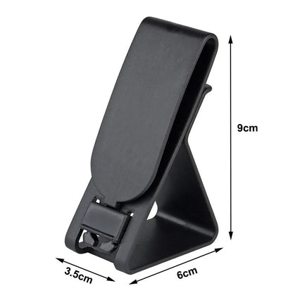 Tactical Headset Belt Holder Shooting Earphone Hanger Molle Waist