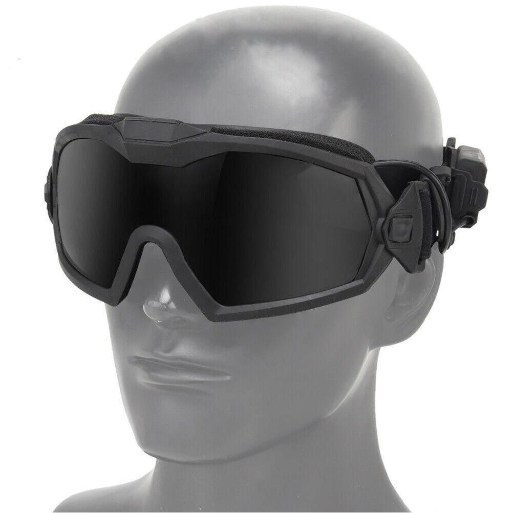 SINAIRSOFT Tactical Goggles Glasses Anti-Fog Anti-Shock Fan Eye Protect