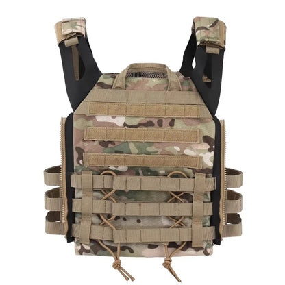 SINAIRSOFT Tactical Molle Zip-on Panel Plate Carrier Vest AVS JPC 2.0 Zip Pack Pouch Bag