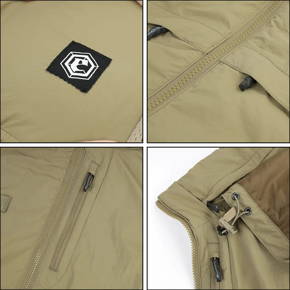 EMERSONGEAR Blue Labe "Thunderbird" Winter Vests Water Repellent Jacket Warmth Coat