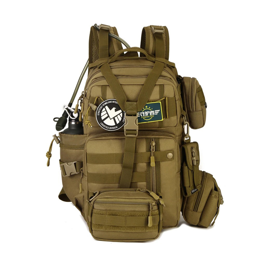 SINAIRSOFT 30L Tactical Backpack Molle Waterproof  Assault Camping Trekking Rucksack