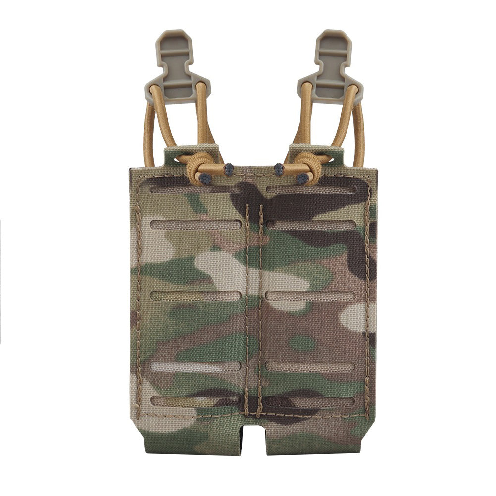 SINAIRSOFT Camo Dual 9mm Magazine Bag MOLLE Bag Tactical Vest  Storage Bag