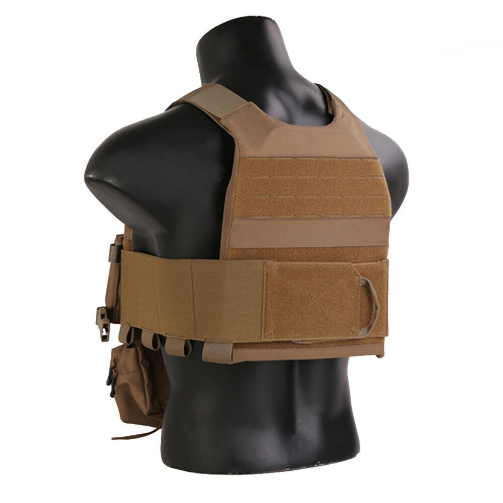 EMERSONGEAR Tactical FCS Slicker Plate Carrier Sack Pouch Micro Fight Chassis Vest