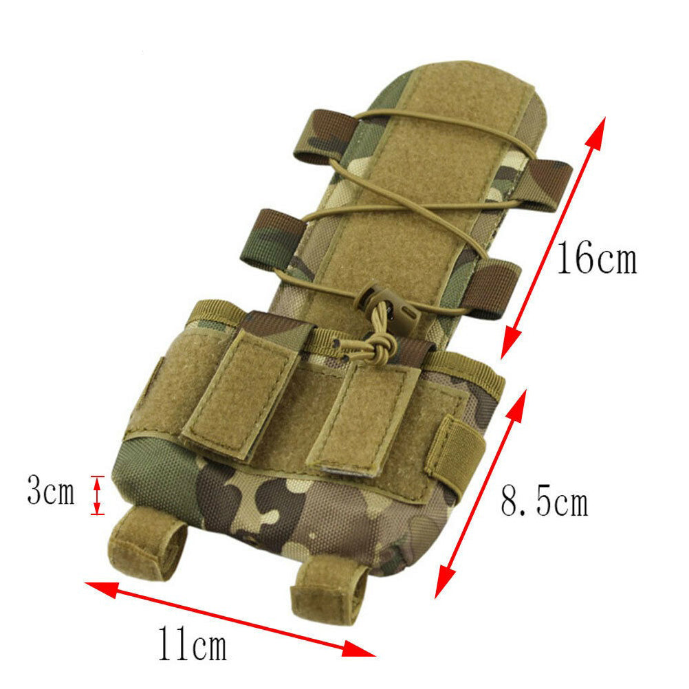 SINAIRSOFT Tactical Pouch MK2 Battery Case Helmet Cover Camo  Pack Airsoft Gear Bag