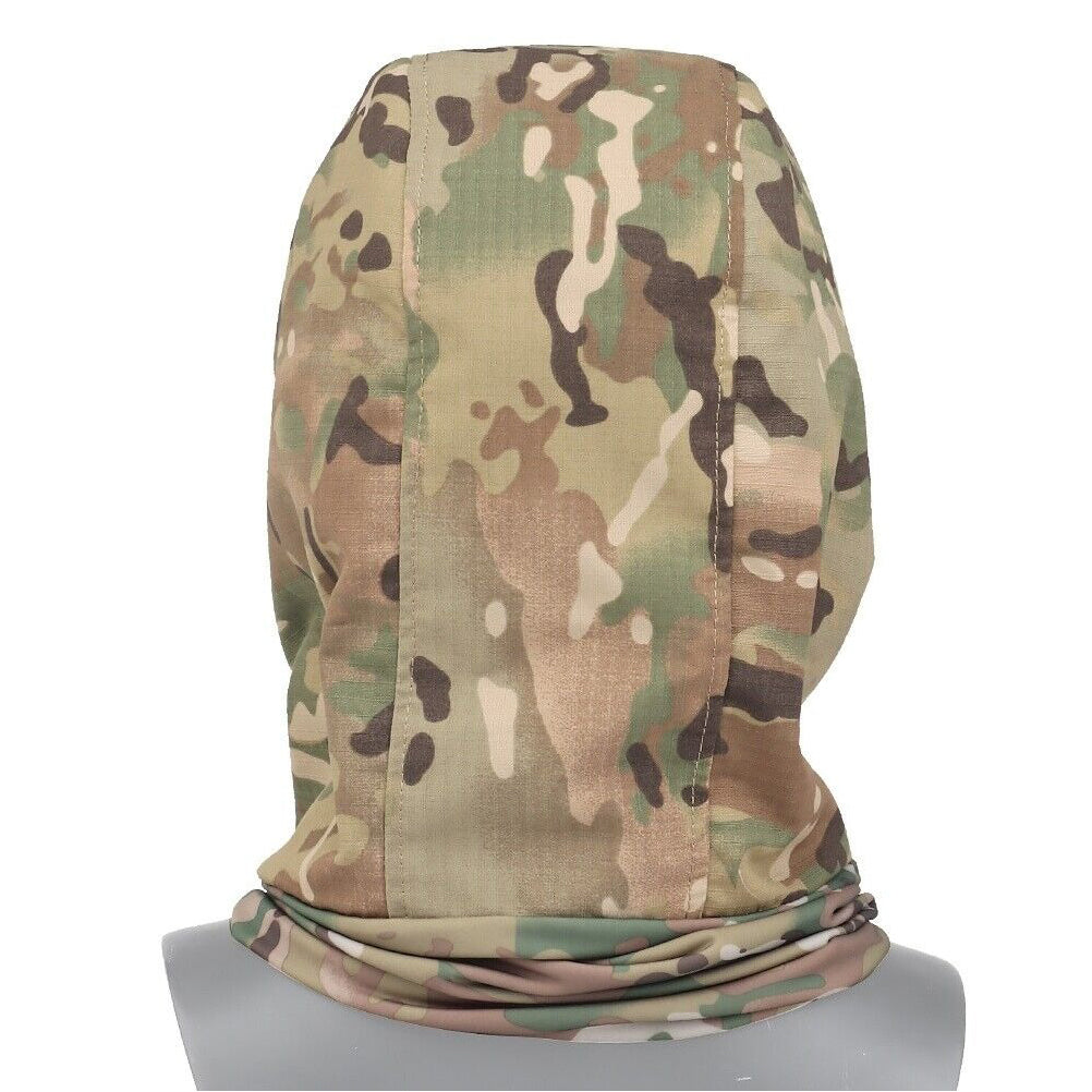 SINAIRSOFT Tactical Half Face Mask Hood Protection Halloween