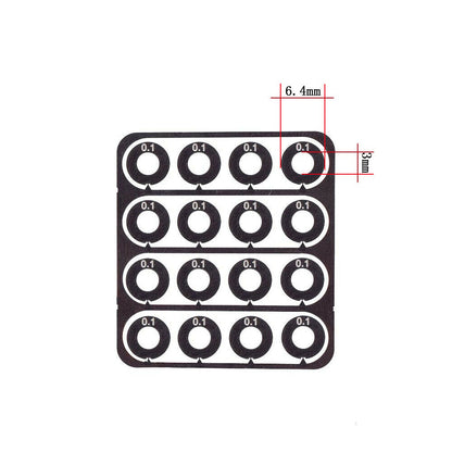 SINAIRSOFT Tactical Stainless Steel Precision Shims For Gearbox AEG Airsoft 0.1 0.2 0.3mm