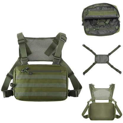SINAIRSOFT Tactical Recon Kit Bag Molle Pouch Chest Rig Bag Multi-Purpose EDC Carry Pouches