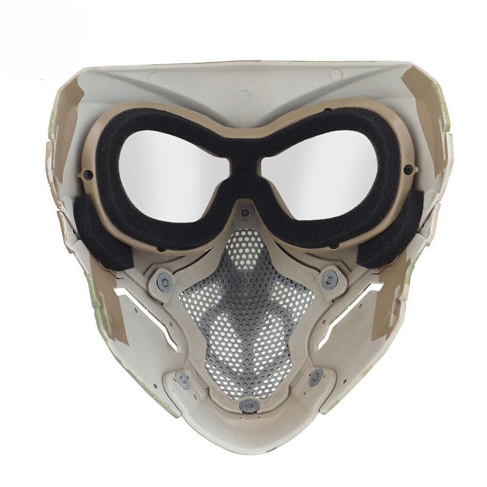 SINAIRSOFT Tactical Lurker Skull Mask Full Face Airsoft CS Protective Mask