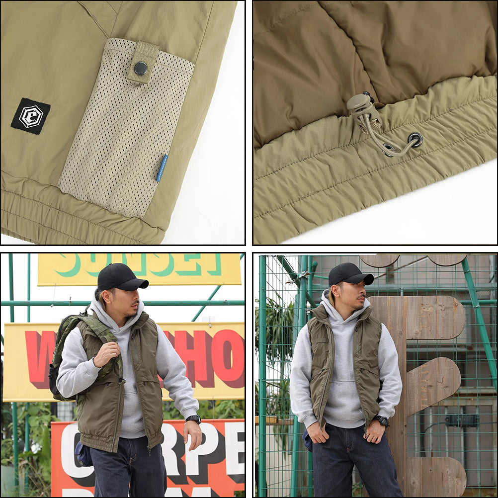 EMERSONGEAR Blue Labe "Thunderbird" Winter Vests Water Repellent Jacket Warmth Coat
