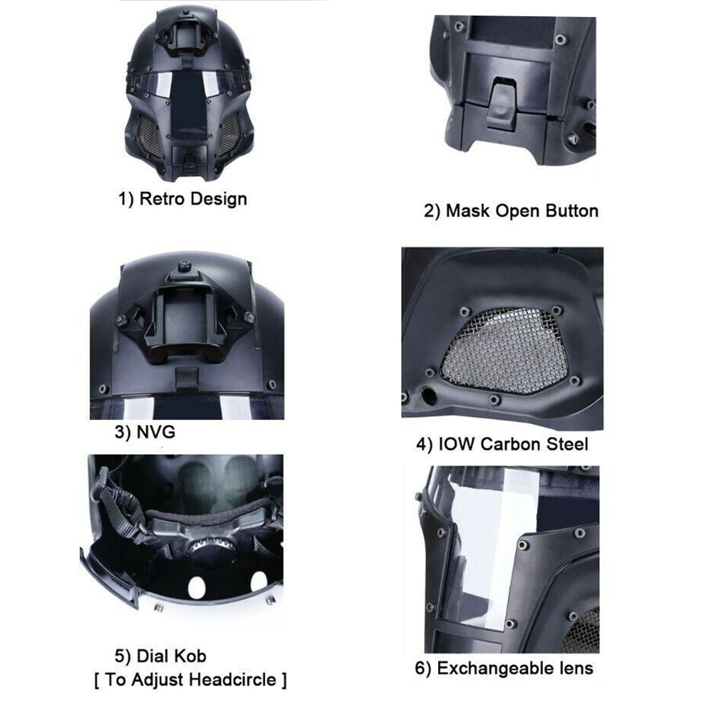 SINAIRSOFT Tactical Ballistic Helmet Side Rail NVG Shroud