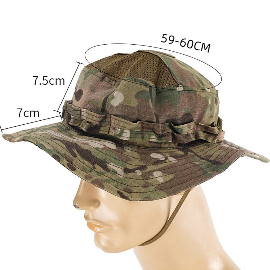 SINAIRSOFT Tactical PRO Second Generation Camo Round Edge Hat Summer Sunshade Hats