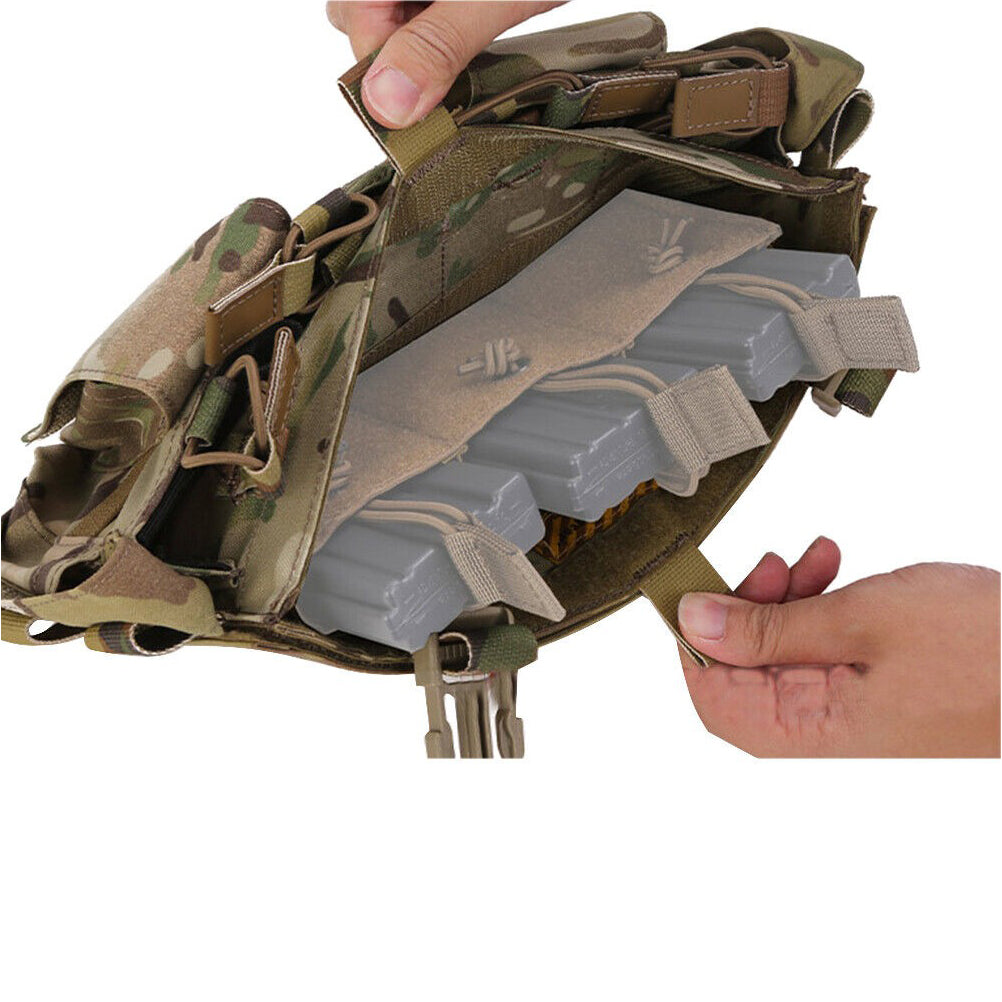 EMERSONGEAR Tactical Magazine MAG Pouch 9mm 5.56 For release buckle Vest Chest Rig