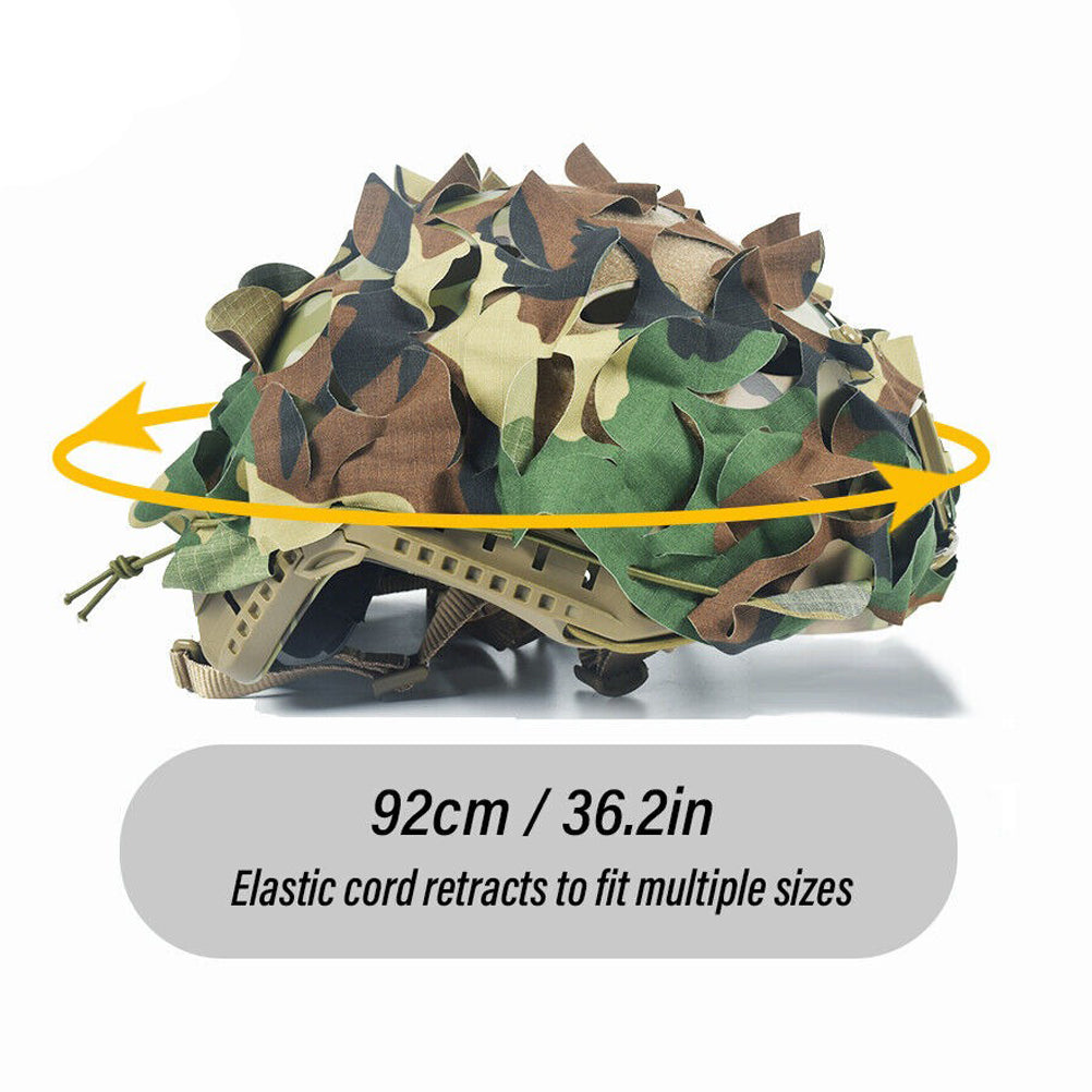 SINAIRSOFT Tactical FAST Helmet Cover 3D Camouflage Helmet Cloth Gear