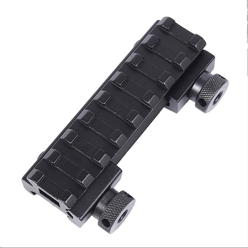 SINAIRSOFT Tactical Low Profile 20 mm Weaver Picatinny Scope 8 Slot QD Riser Rail Mount