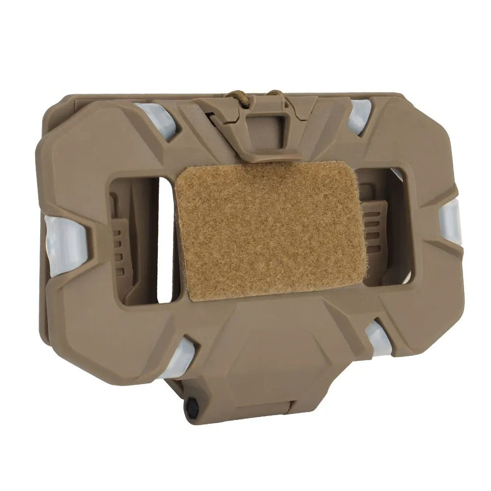 SINAIRSOFT Tactical Vest Front Folded Navigation Board Mobile Phone Holder Phone Bag