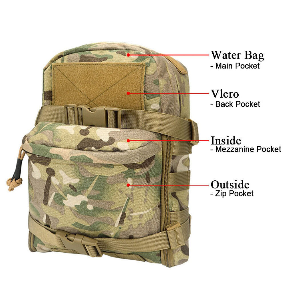 SINAIRSOFT Tactical Hydration Backpack for Vest