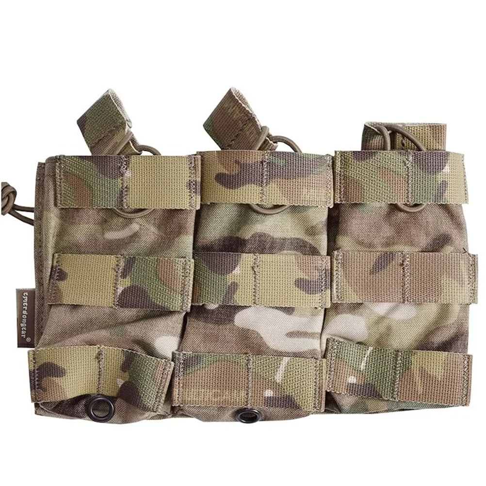 EMERSONGEAR Triple Open Top 5.56 Magazine Pouch Tactical Modular