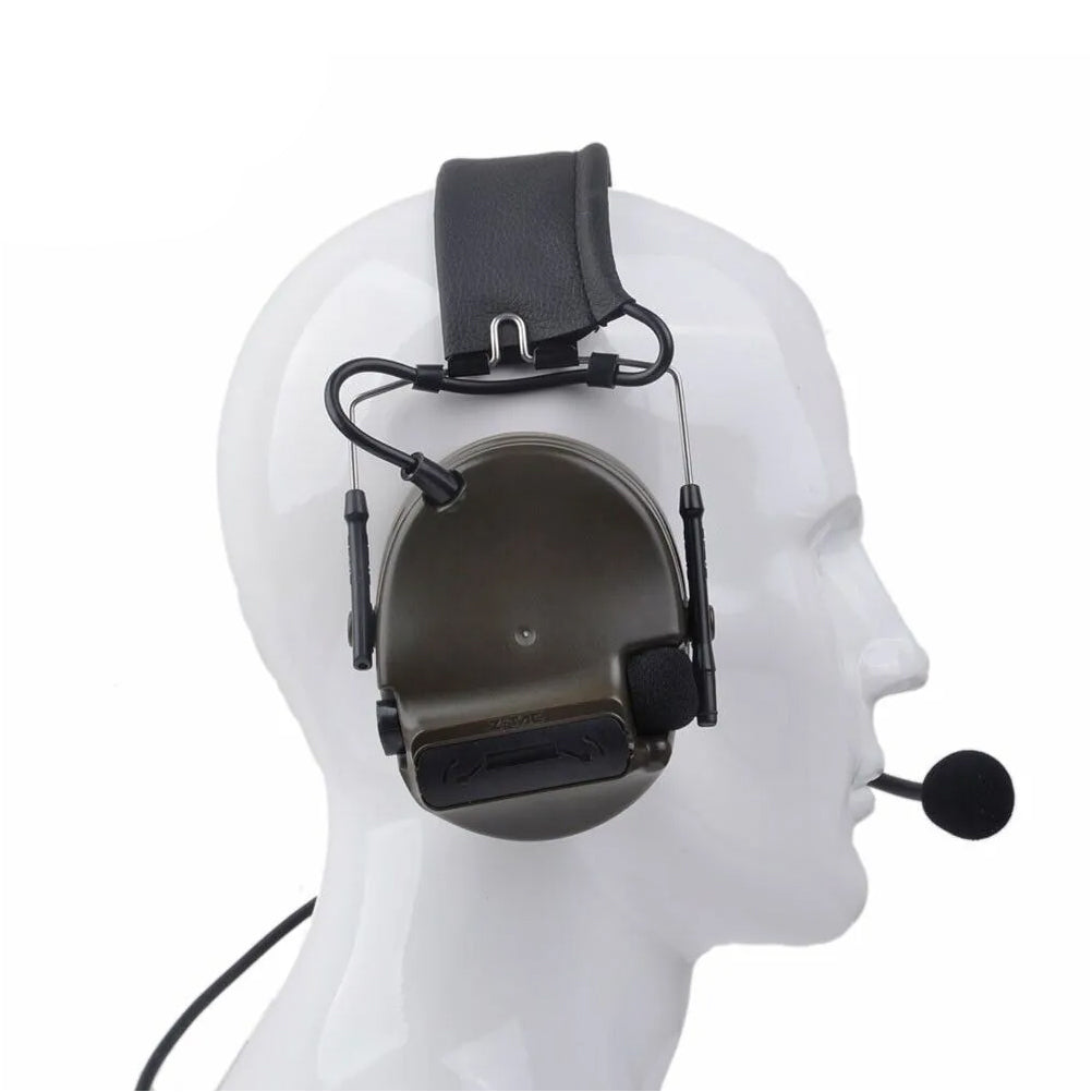 SINAIRSOFT Z Tactical C III Headset Pickup & Anti Noise Earphone Hunting Airsoft