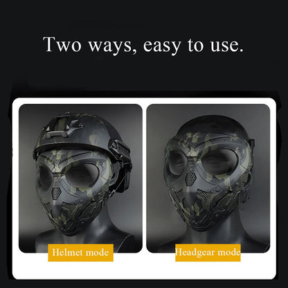 SINAIRSOFT Tactical Lurker Skull Mask Full Face Airsoft CS Protective Mask