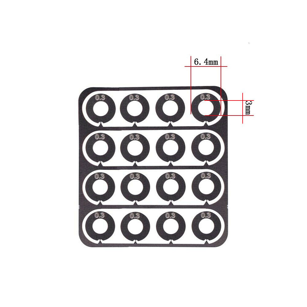 SINAIRSOFT Tactical Stainless Steel Precision Shims For Gearbox AEG Airsoft 0.1 0.2 0.3mm